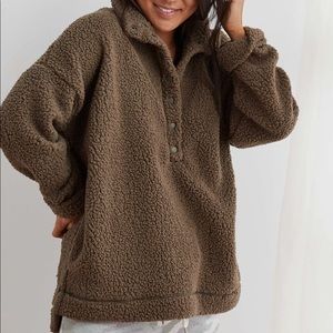 Aerie Cloud Sherpa Pullover